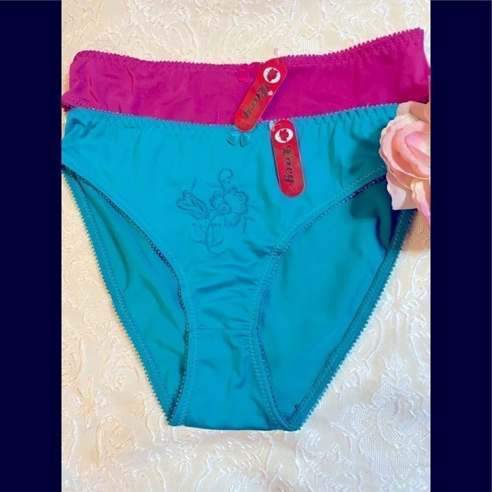 Lacy assorted embroidery floral print Underwear
